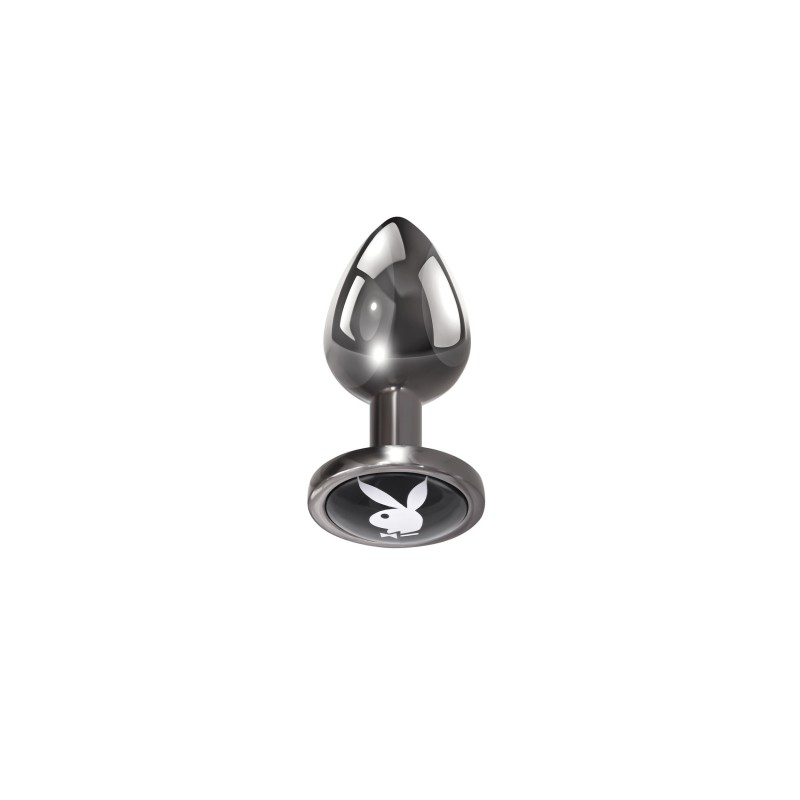 Playboy - Plug Anale in Alluminio Tux - Piccolo