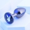 Playboy - Plug Anale in Alluminio Tux - Piccolo