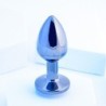 Playboy - Analplug aus Aluminium Tux - Klein