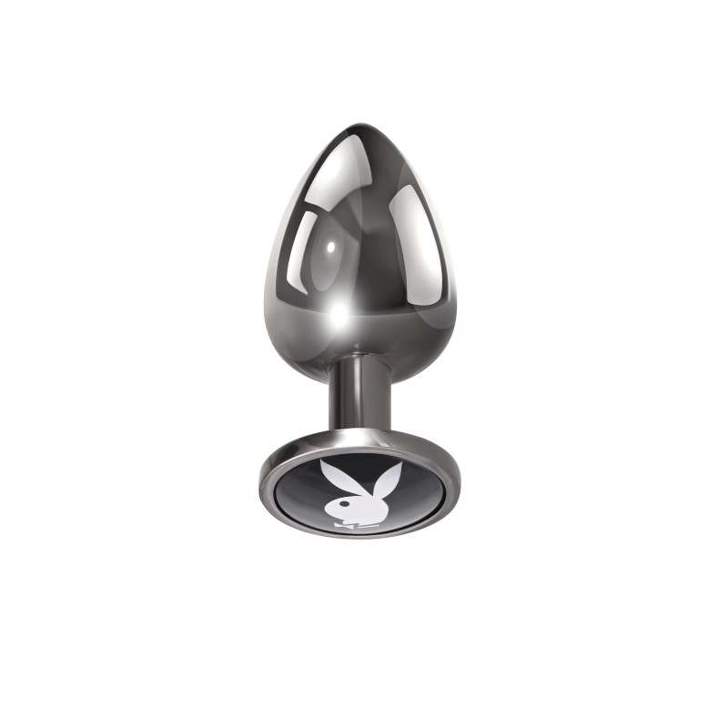 Playboy - Alumiininen Buttplug Tux - Suuri