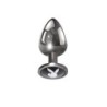 Playboy - Alumiininen Buttplug Tux - Suuri