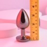 Playboy - Hliníkový Buttplug Tux - Velký