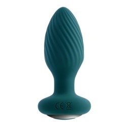 Playboy - Plug Anal avec Queue Rotative - Vert Turquoise