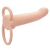 Maxx Dubbel Penetrator Räfflad 10 Vibrationer Natural