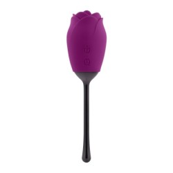 Playboy - Vibrador de pétalo - Morado/Negro
