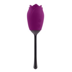 Playboy - Vibrator petală - Violet/Negru