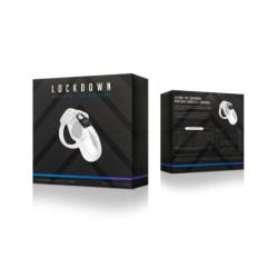 Gaiola de Castidade Lockdown Transparente - Pequena