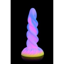 Pimeduses helendav Ükssarvik-dildo