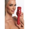 Vibrador de Beijo Lickgasm Kiss + Beijo de Dupla Face - Vermelho