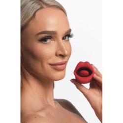 Lickgasm Kiss + Vibrerende Kus Stimulator - Rood