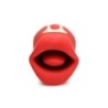 Lickgasm Kiss + vibreeriv suudluste stimulaator - punane