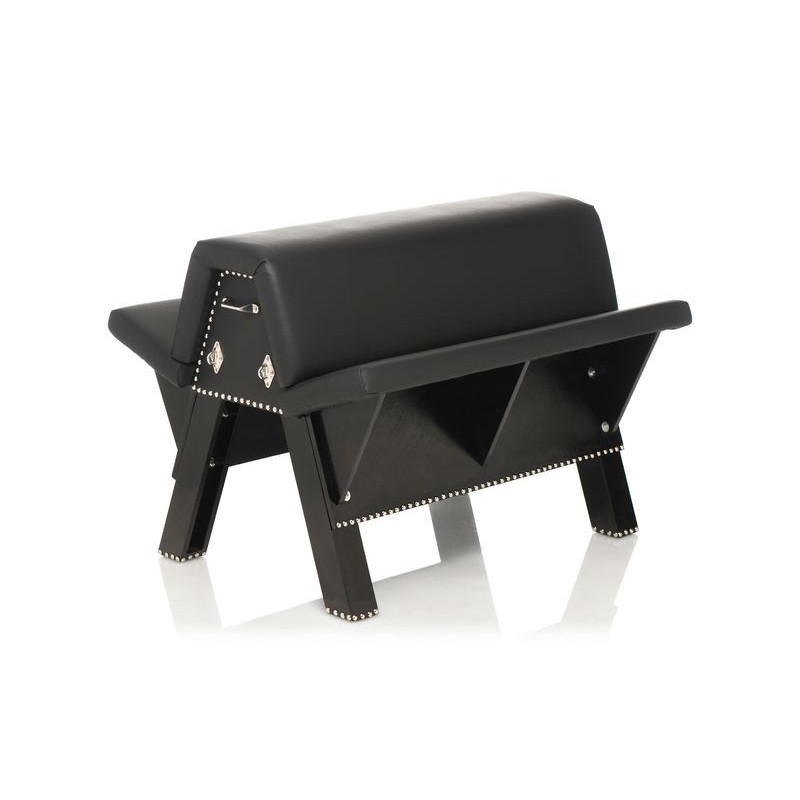 Bareback Equestrian Submission Bench - Zwart