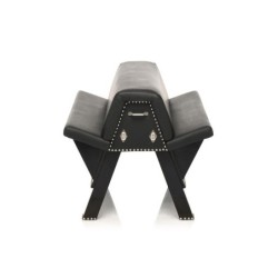 Bareback Equestrian Submission Bench - Zwart