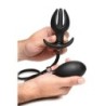 Plug Anal Gonflable en Silicone - Noir