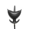 Plug Anal Inflable de Silicona - Negro