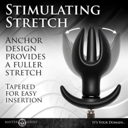 Plug Anal Inflable de Silicona - Negro