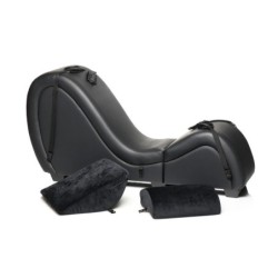 Naughty Sex Den with Cushions - Black