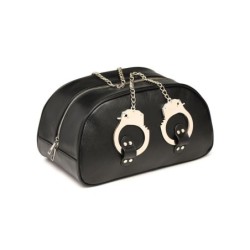 Bondage Reistas met Handboeien - Zwart