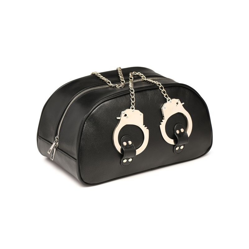Bolsa de Viagem de Bondage com Algemas - Preto Bolsa de Viagem de Bondage com Algemas - Preto