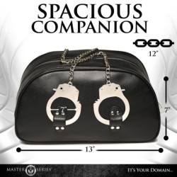 Borsa da Viaggio per Bondage con Manette - Nero