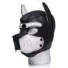 Capucha BDSM de Cachorro con Púas - Negro/Blanco
