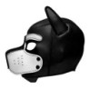 BDSM Puppy Hood met Spikes - Zwart/Wit