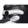 BDSM Welpen-Maske mit Stacheln - Schwarz/Weiß