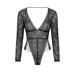 Елегантен боди костюм с дълги ръкави XS/S