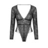Body Elegante com Mangas Compridas XS/S