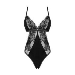 Zwarte romantische body XS/S