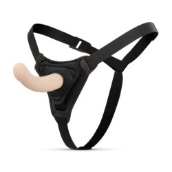 Dildo com arnês para amarrar - Curvado
