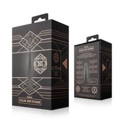 Rosy Gold - Kaelarihm koos piitsaga - Must