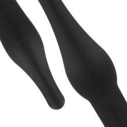 Conjunto de plugs anais com vibrador bala - Preto