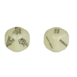 Kocke ljubezni Kamasutra, ki svetijo v temi - Angleška različica