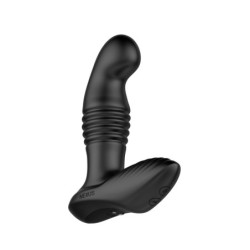 Nexus- Thrust Prostate Massager with Thrusting Motion and Remote Control- Black