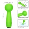 Neon Vibes The Bubbly Vibe Mini Massager 10 Vibrationer Grön