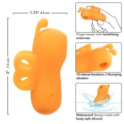 Neon Vibes The Buzzing Vibe Stymulator Palcowy 10 Wibracji Pomarańczowy