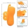 Neon Vibes The Buzzing Vibe Fingerstimulator med 10 Vibrationer Orange