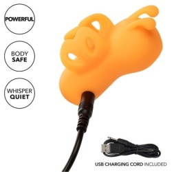Neon Vibes The Buzzing Vibe Fingerstimulator 10 Vibrationer Orange