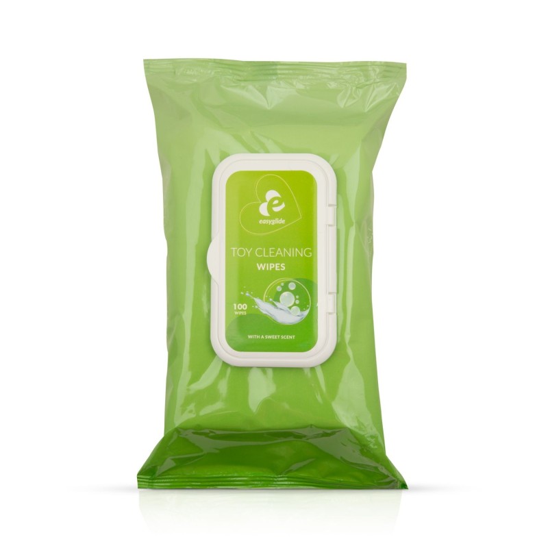 Toallitas de limpieza de juguetes EasyGlide - 100 toallitas