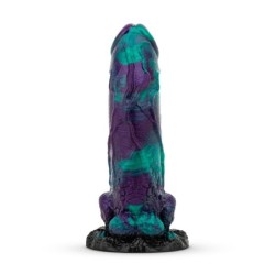 Mythical Mates - Violetinis ir žalias Svirplio formos Dildo