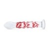 Gildo - Dildo de sticlă pentru punctul G/prostată cu inimioare nr. 30