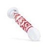 Gildo - Stakleni dildo za G-točku/prostate s srcima br. 30