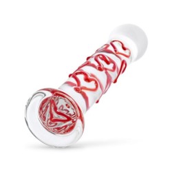 Gildo - Klaasist dildo G-punkti/eesnäärme jaoks südametega nr 30