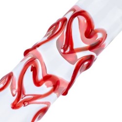Gildo - Klaasist dildo G-punkti/eesnäärme jaoks südametega nr 30