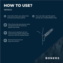 Bomba de penis amb pantalla LCD