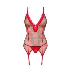 Corset Jollymore - Vermelho/Verde XS/S