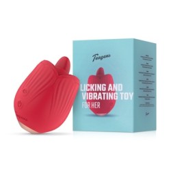Vibrador Rosa Teazers - Lamiendo y Vibrando