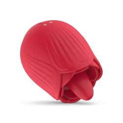 Rozā Teazers Vibrators - Laizīšana un Vibrēšana