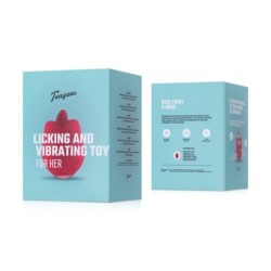 Rozā Teazers Vibrators - Laizīšana un Vibrēšana